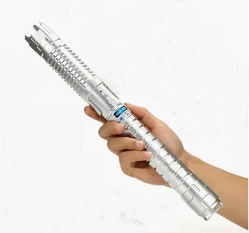 

JSHFEI Powerful Blue Noble Laser Pointer light Pen 445nm-450nm Beam Match Cigarette Burning Star Cap 5000nw Adjustable lazer