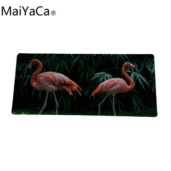 

MaiYaCa 2018 new large pad office desk pad flamingo prints Mouse Pad Extended Size 30x90cm 40x90 cm Rubber Mouse Pad