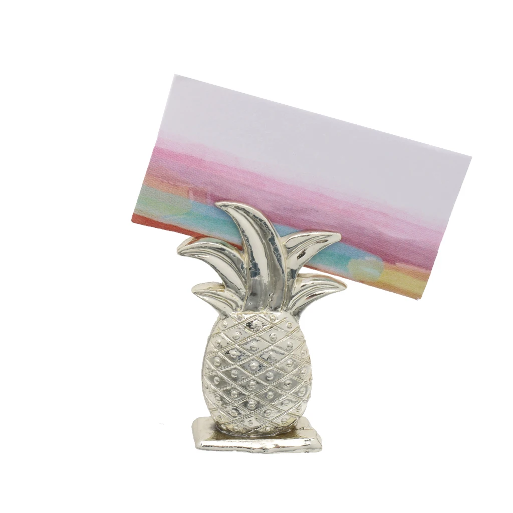 NewHotSale1SetPineapplePlaceStandHolderWeddingPartywithColorfulCardFavourDecorationWeddingPartyFavorSupplies