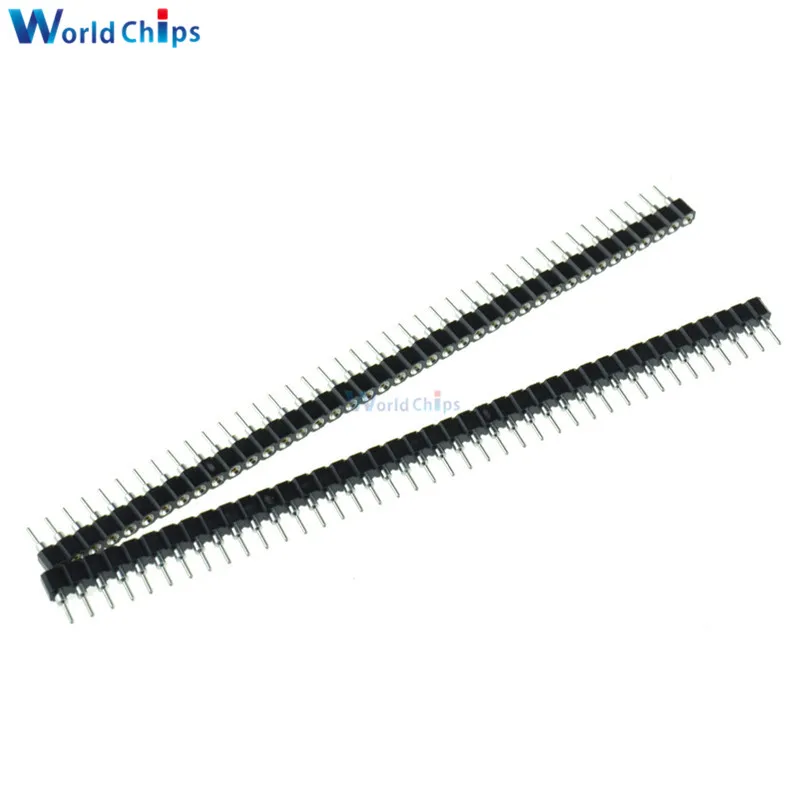 

5Pcs Single Row 40Pin 2.54mm Round Female Pin Header