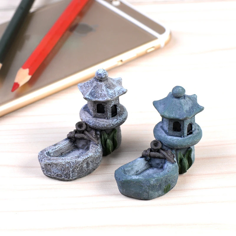 

Min Order $10, Miniature Vintage Artificial Pool Tower Micro Landscaping Decoration Craft Sand Table DIY Accessories