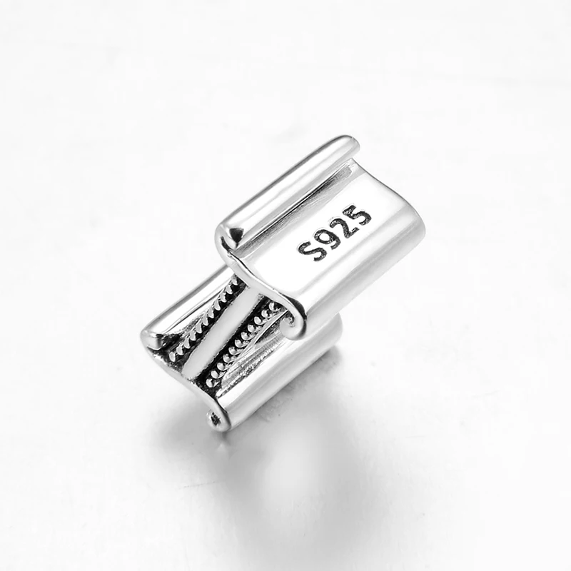 925 стерлингового серебра простой личности I Письмо бусины творческий DIY Fit Pandora очаровывательный браслет ювелирные изделия Европейский Шарм