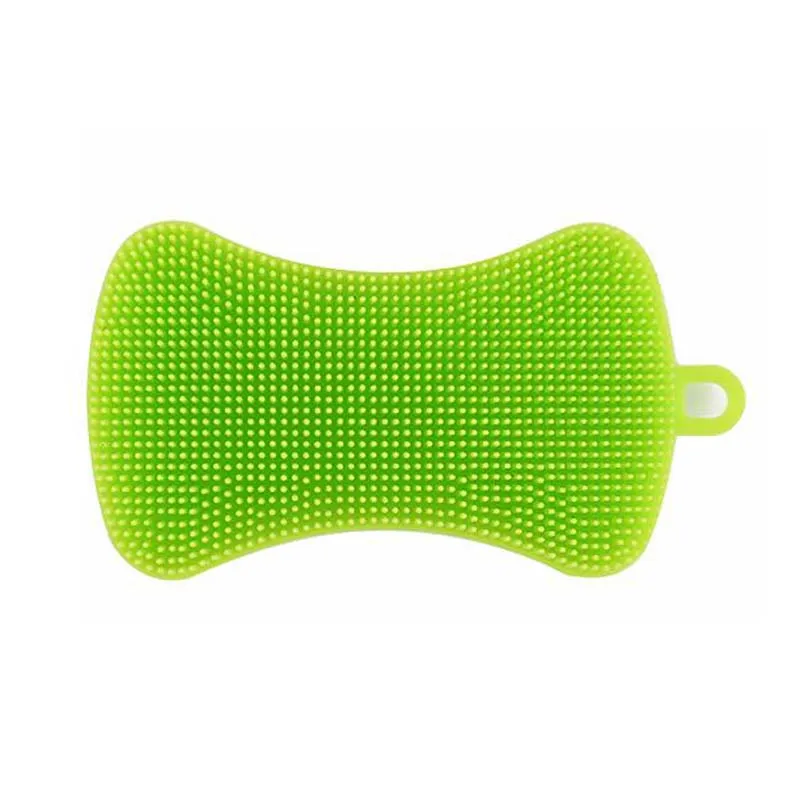 

1pcs Kitchen Cleaning Brush Multifunction Silicone Dish Bowl Brush Cleaner Magic Wash Brushes Kitchen Pot Cleaning Washing Tools