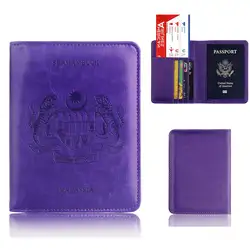 TRASSORY RFID Блокировка Малайзии Обложка для паспорта сумка кожаная мода путешествия Малайзийский чехол держатель для паспорта кошелек для