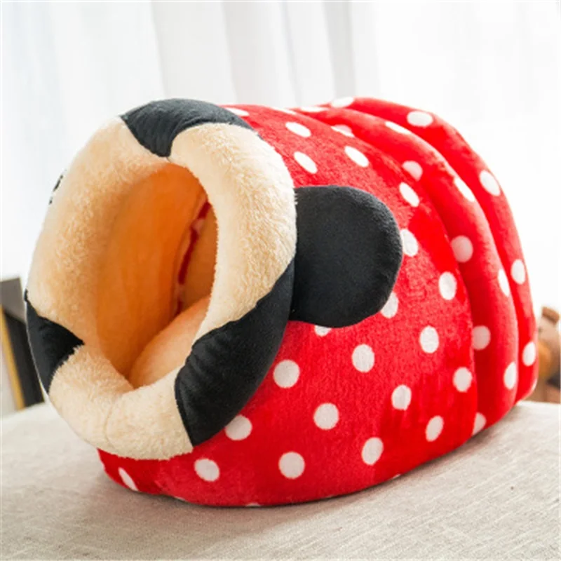  Winter Warm Cat Cave House Pet Bed Pet Dog House Lovely Soft Suitable Pet Cushion Cat Bed House Dog