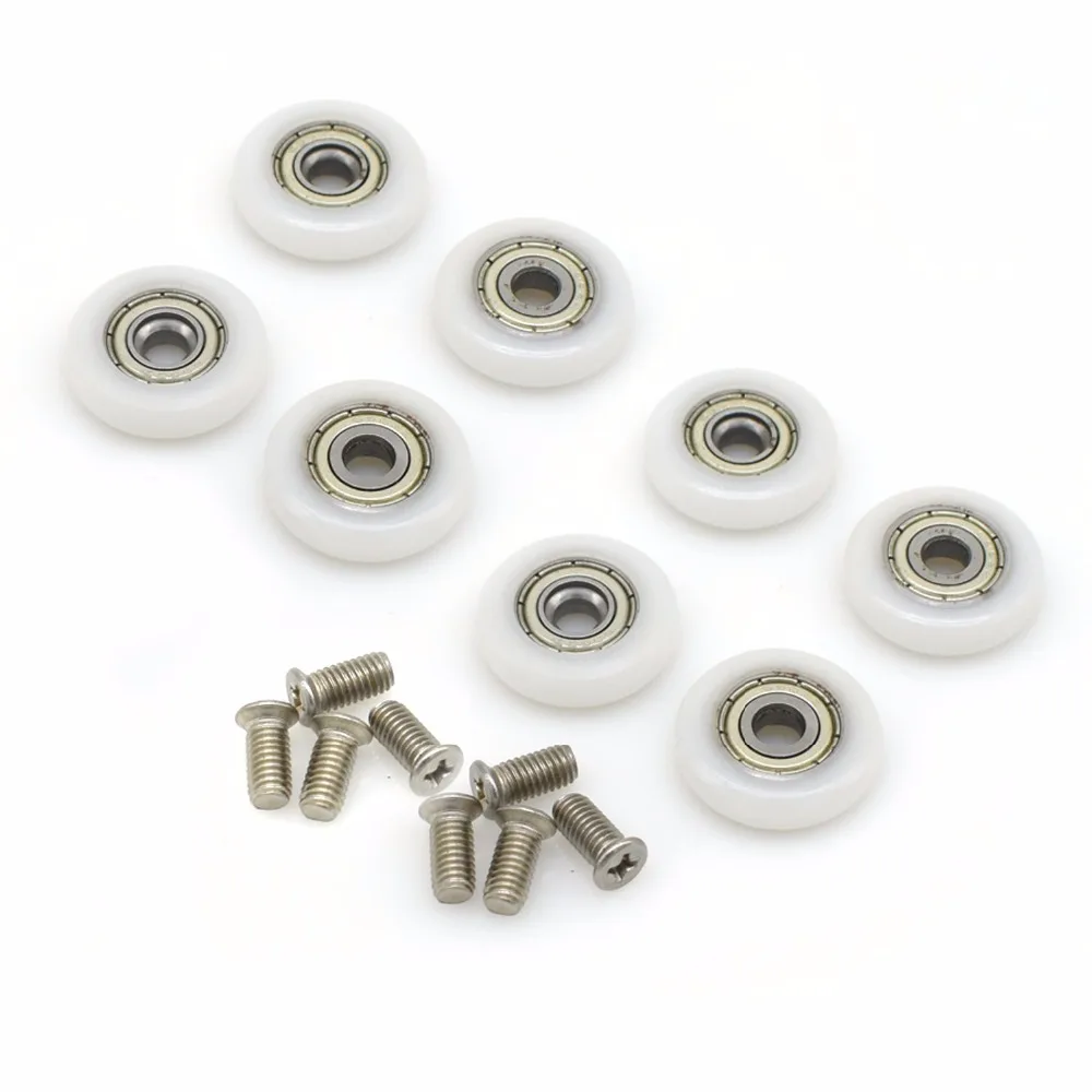 Shower Door Rollers 10PCS bathroom glass door sliding door shower roller Outer diameter 19mm/23mm/ 25mm/27mm