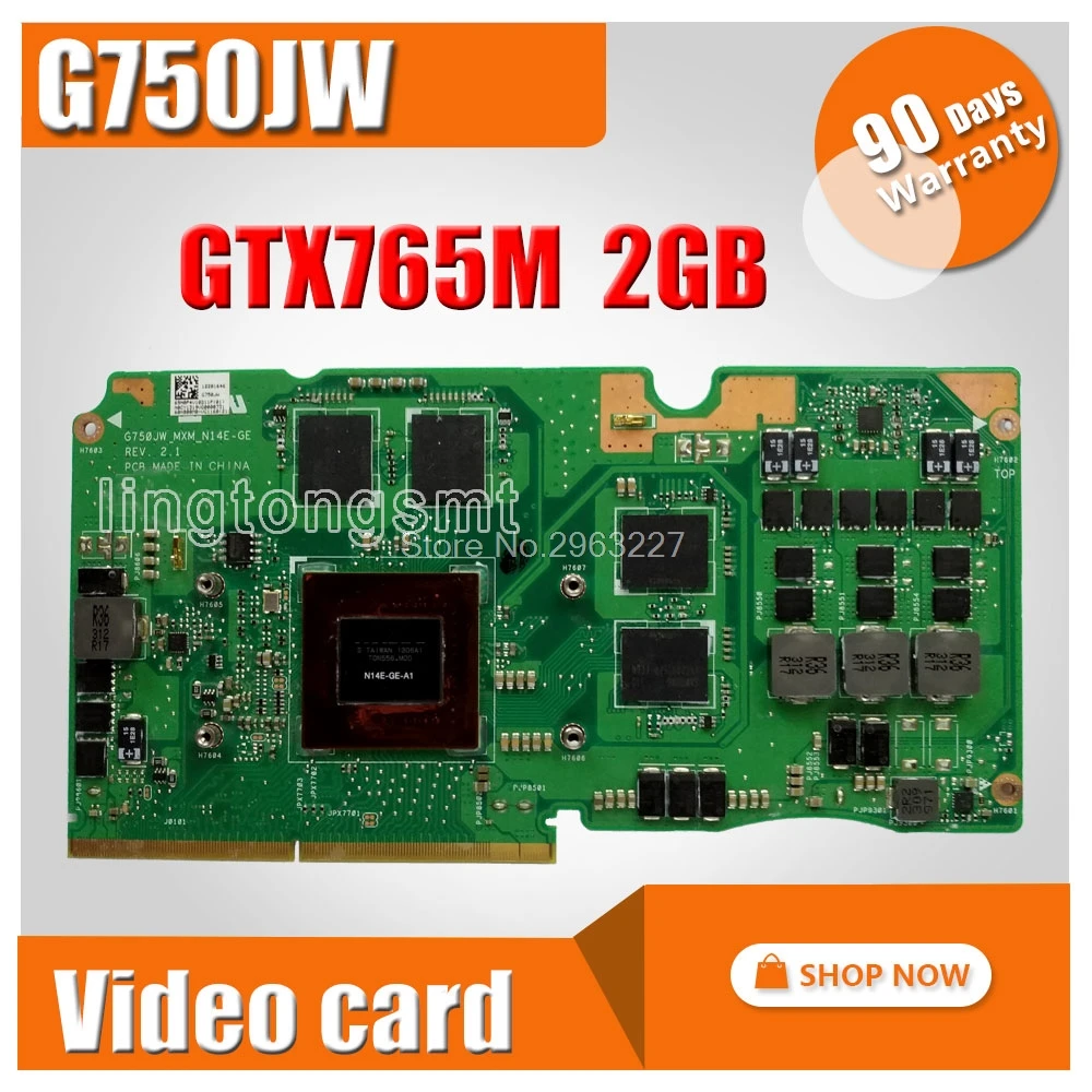 ASUS ROG G750J G750JM nVIDIA GTX 860M 2GB Graphics GPU VIDEO CARD 69N0QVV10C03