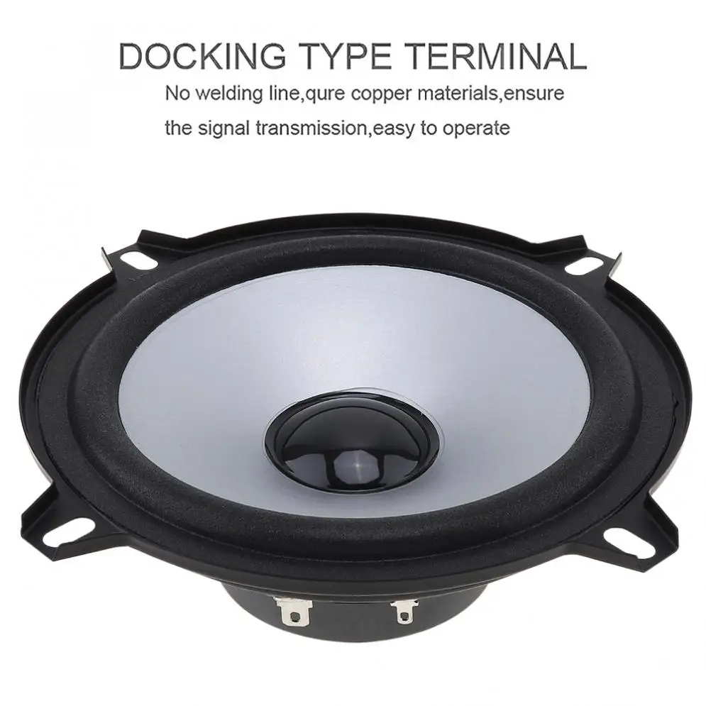 2pcs 5 Inch 100W Car Coaxial Speaker Automobile Car HiFi Audio Full Range Frequency Speaker auto sound loundspeaker