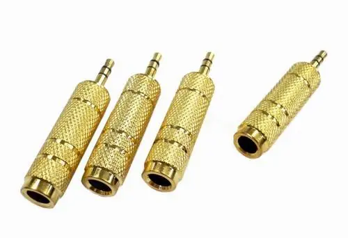 

Wholesale 5 Pieces/Lot 3.5mm to 6.5mm Audio Cable. 3.5mm Male To 6.5mm Female Audio Convertor