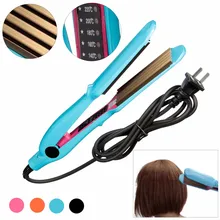 Мини-выпрямитель для волос, Розовый Керамический выпрямитель, гофрированный щипцы для завивки волос, инструменты для укладки волос, щипцы для завивки, модель инструмента