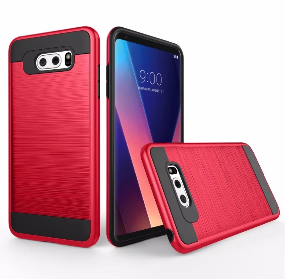 TOKULO Luxury cool Hybrid hard dual layer armor Fiber Back Cover Case