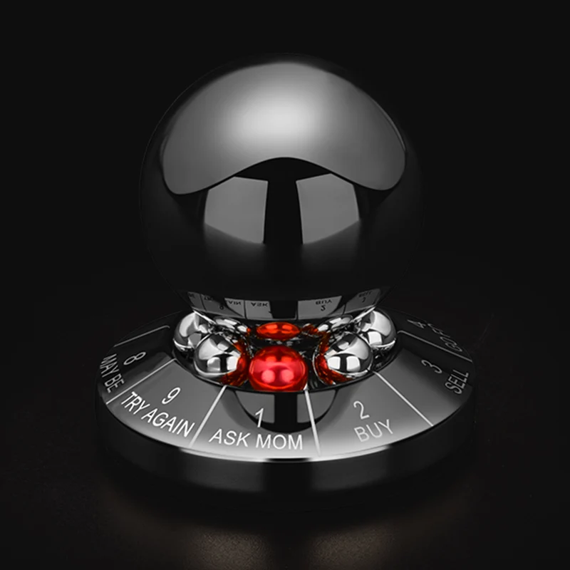 

Decision Maker Metal Ball Toy Prophecy Fate Decision Ball Office Table toy Featured Gift Desktop Decoration Paperweight Tool