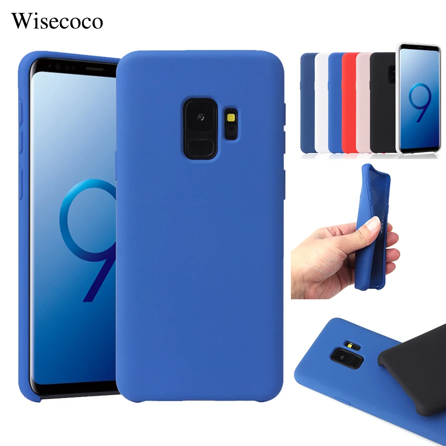 

Soft Official Style Silicone Protective Case for Samsung Note 9 8 S10 S9 S8 S7 Plus J4 J6 A6 J7 J8 A7 2018 A9 2019 Silicon Cover