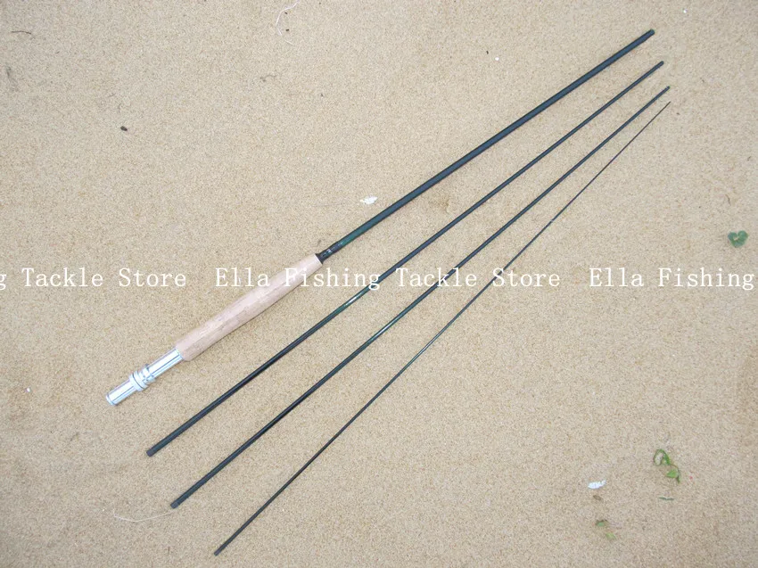 9FT/2.7M 4 Sections 5wt Fishing Rod Blank with reel seat and grips