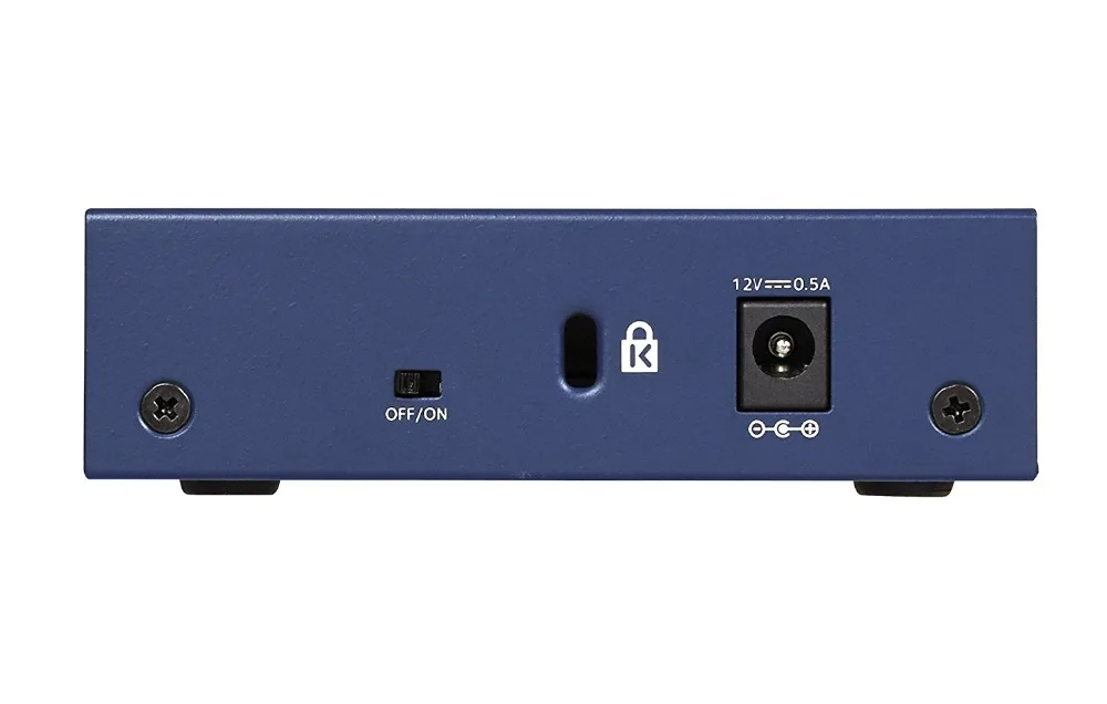 Netgear GS105 5-Порты и разъёмы 10/100/1000 Gigabit Ethernet, пропускной способностью 10 Гбит/с, неуправляемый настольный коммутатор