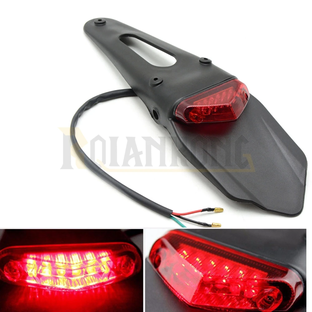 

NEW Rear Fender LED Brake Red Tail Light Lamp with Bracket Taillight For KTM Off-road Motorcycle Motocross Dirt Bike