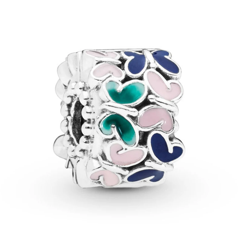 

2019 NEW 100% 925 Sterling Silver Butterfly Arrangement Clip Charm Lovely Premium Jewelry Make Gift DIY Bracelet Bangle Jewelry