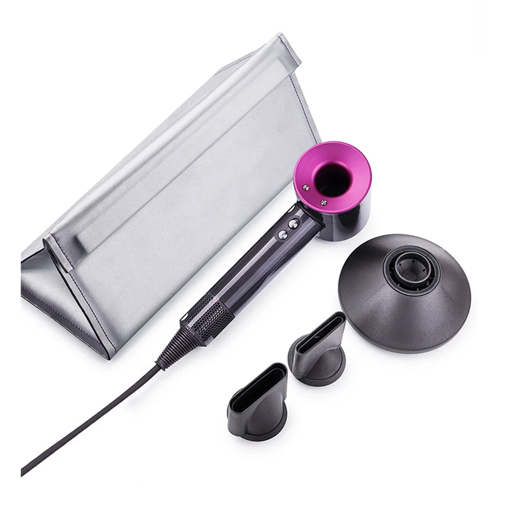 

Portable Storage Bag Case for Dyson Supersonic Hair Dryer Magnetic Stripe PU Leather Travel Carrying Sleeve Pocket Organizer Bag