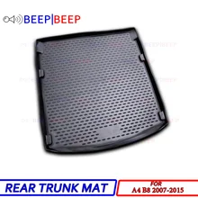 Для Audi A4 B8 2007- автомобильный коврик для багажника, задний внутренний багажник, Грузовой лоток, напольный ковер, автомобильный Стайлинг, украшение интерьера, аксессуары