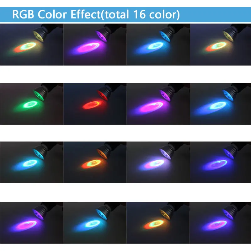 Светодиодный RGB светильник по самой низкой цене E27 E14 GU10 GU5.3 85 265 в светодиодный