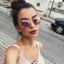 Nueva Marca diseñador Oval Vintage gafas De Sol De las mujeres lentes Retro claros gafas De Sol redondo gafas para mujer señoras gafas De Sol