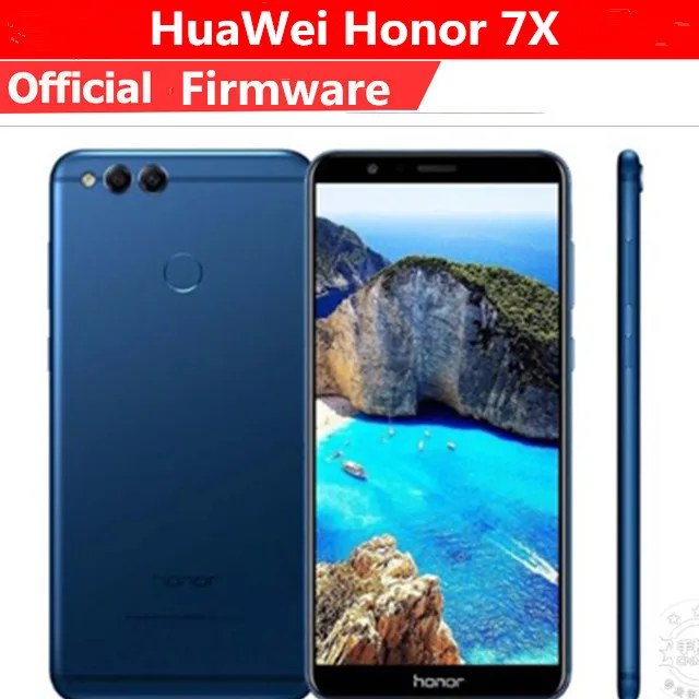 

International Firmware Honor 7X 4G LTE Cell Phone Kirin 659 Android 7.0 5.93" 2160*1080 Full Screen 4GB RAM 128GB ROM