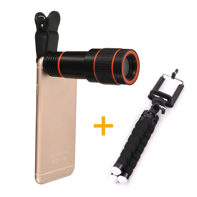 Phone Camera Lens 8X Universal Optical Zoom Lens Marco Lens Focus