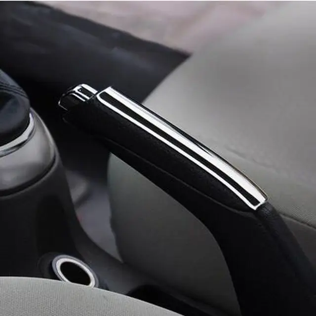 ABS Chrome interior Hand brake Handbrake Paillette Trim Decoration