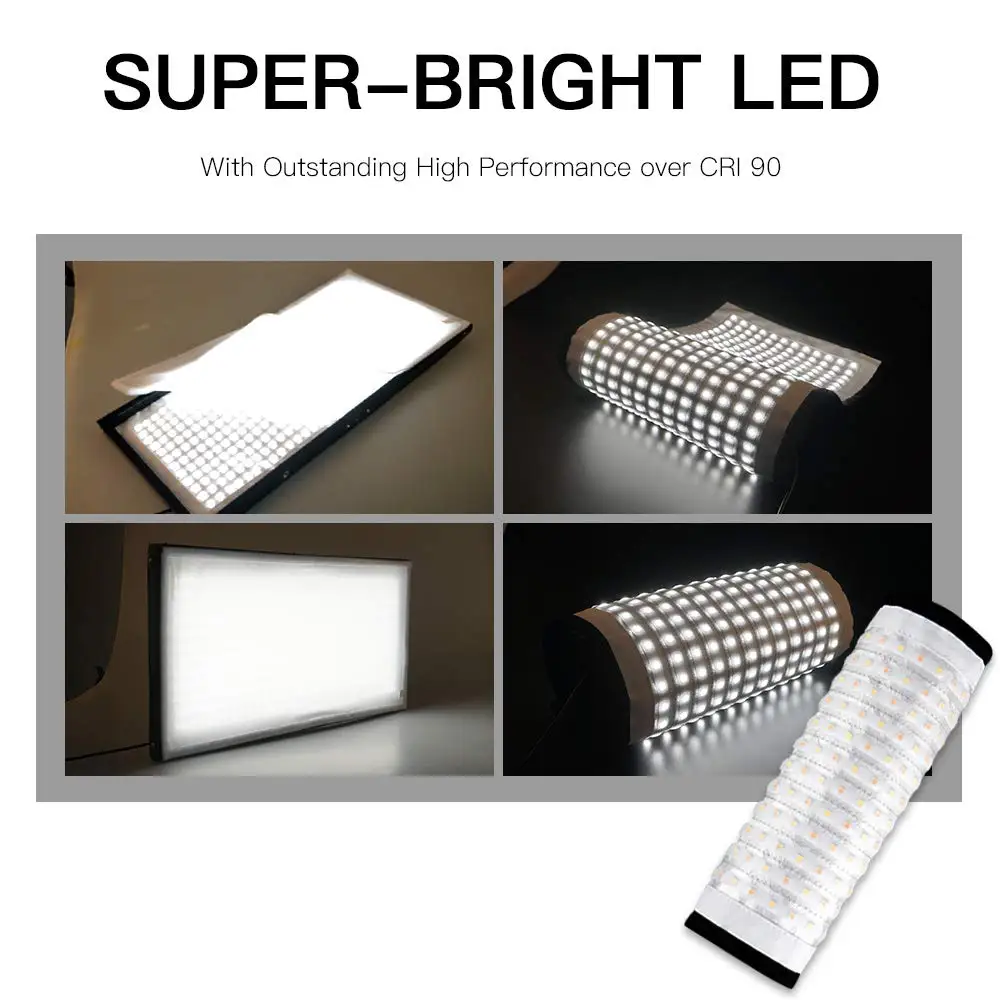 capsaver FL-3060 Portable LED Video Light Photographic Lighting led Light Panel for Vlog Camera You