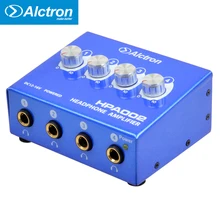 Alctron HPA002 мини портативный усилитель для наушников 6,35 мм стерео и RCA Джек сталь большая мощность высокое качество звука