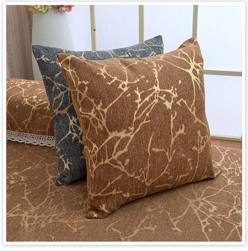 Европейский стиль небесно-Полосатый жаккардовый синель чехлы для диванов cama slipcovers для гостиной мебель секционные диванные чехлы S-271