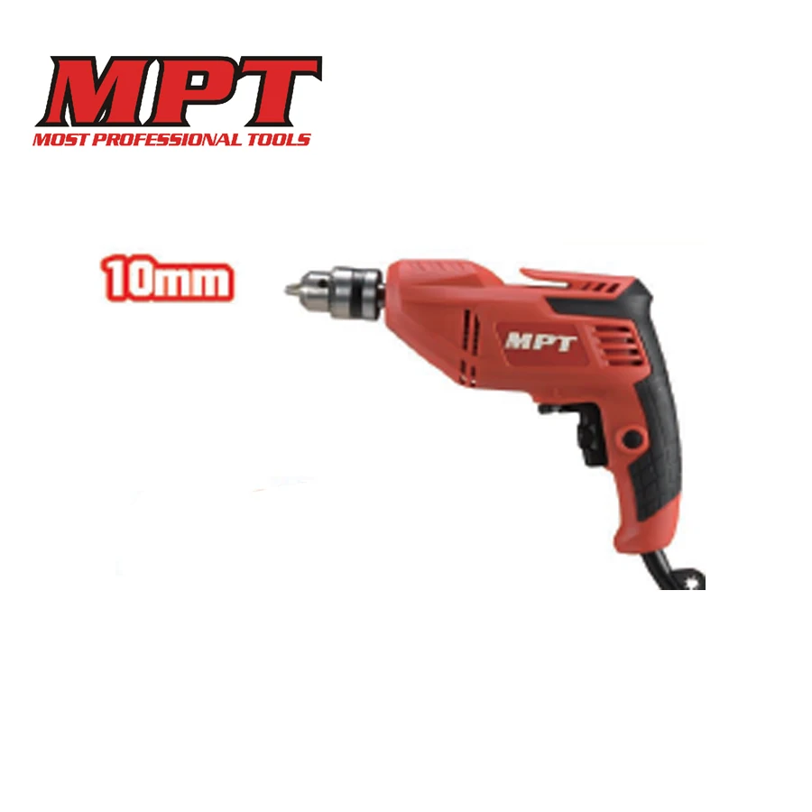

MPT Drill reversible shock rotational Electric Drill 400W Metalworking Woodworking Reverse function Speed selector