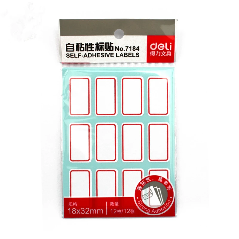 

DL7184 Labels Self adhesive label paper 18 * 32 mm adhesive The sticker Stationery office supplies for students Exquisite