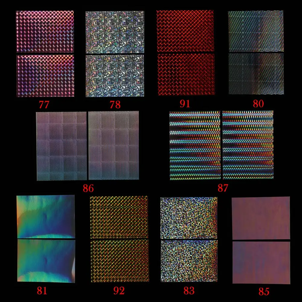 6 шт. голографические клеющиеся пленки приманка лента блестящая муха завязывание красочные искусственные металлические жесткие приманки стикер рыболовные аксессуары 7,5*10 см