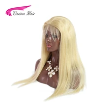 Carina Hair Malaysia Non-Remy Hair Deep Wave Lace Front Human Hair Wigs With Baby Hair Free Part Pre Plucked Natural Hairline