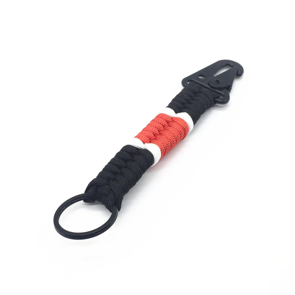 Брелок из паракорда ручной работы для выживания Olecranon на застежке Molle Hoods кемпинга