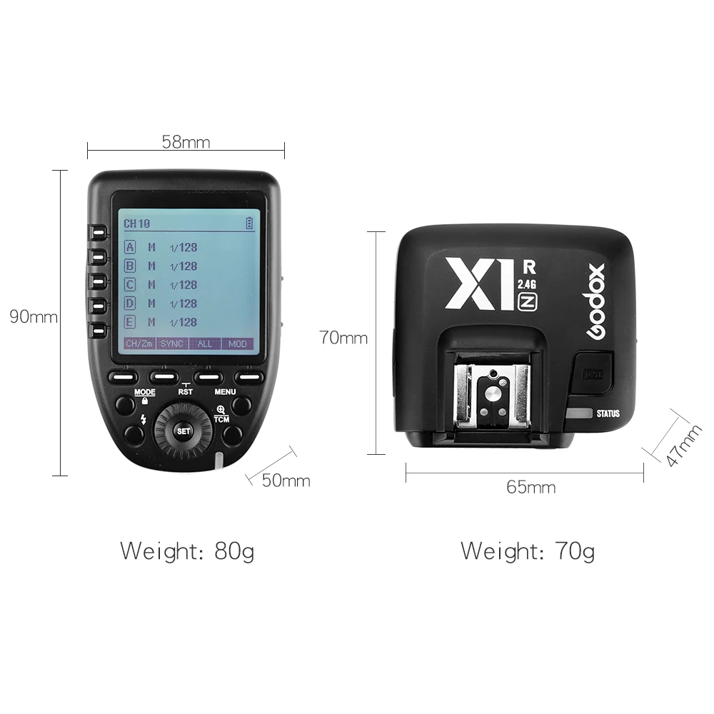 Беспроводной пульт дистанционного управления Godox Xpro N i TTL II 2 4G X System с триггером