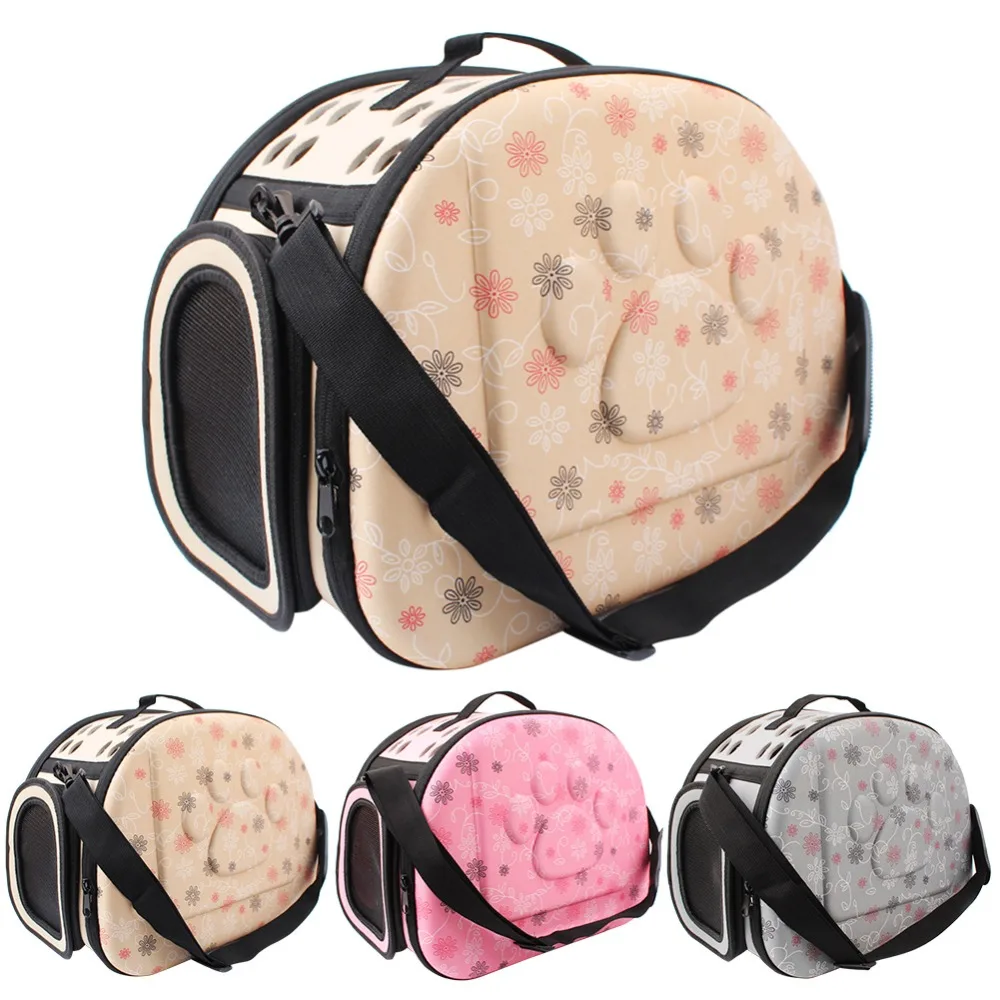 

Pet Carrier Bag Soft EVA Portable Foldable Outdoor Breathable Cat Puppy Dog Travel Handbag Shoulder Pet Carrier Box 3 Colors