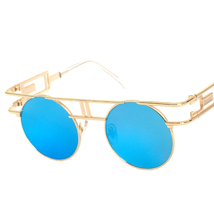2017 Gothic Steampunk Sunglasses Women Mirror Sung...