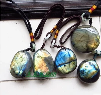 

Natural crystal original stone (play) colorful ancient apparition Watch the moonstone labradorite furnishing articles