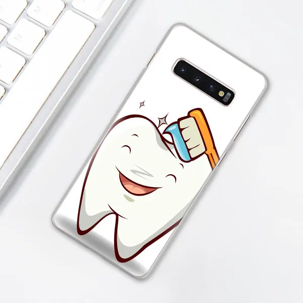 015 Стоматолог зубов чехол для телефона для samsung Galaxy S10e S10 плюс S7 S8 S9 Plus, Note 8, 9, 10, плюс S10 5G M20 M30 жесткий чехол Coque - Цвет: 015