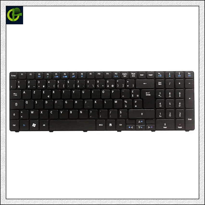 Французская клавиатура с раскладкой AZERTY для Packard Bell Easynote TE69-BM TE69-BMp V104702AK2 FR PK130C81013