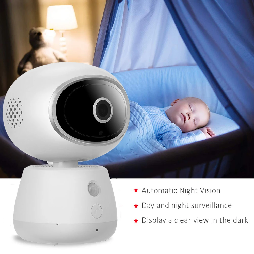  Mini Wireless Video Baby Monitor 3MP di Visione Notturna di HD Wi-Fi Telecamera di Sicurezza A Casa