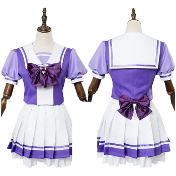 

Uma Musume Pretty Derby Cosplay Costume Adult Women Girls School Uniform Dress Halloween Carnival Cosplay Costumes