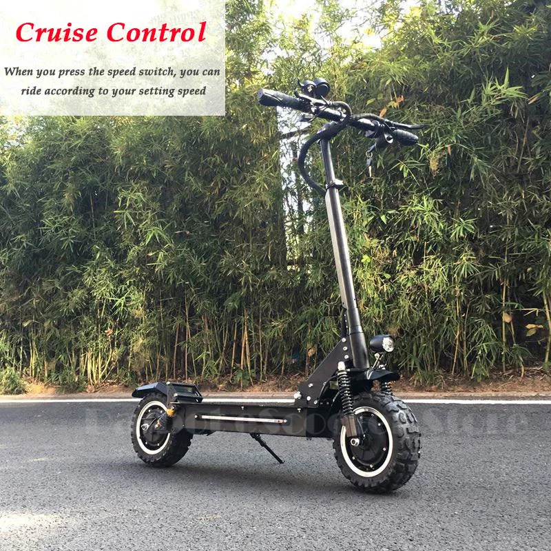 11 Inch Off Road Electric Scooter 60V 2400W Powerful Foldable Electric Bicycle Bike Skateboard for Adults  (13)