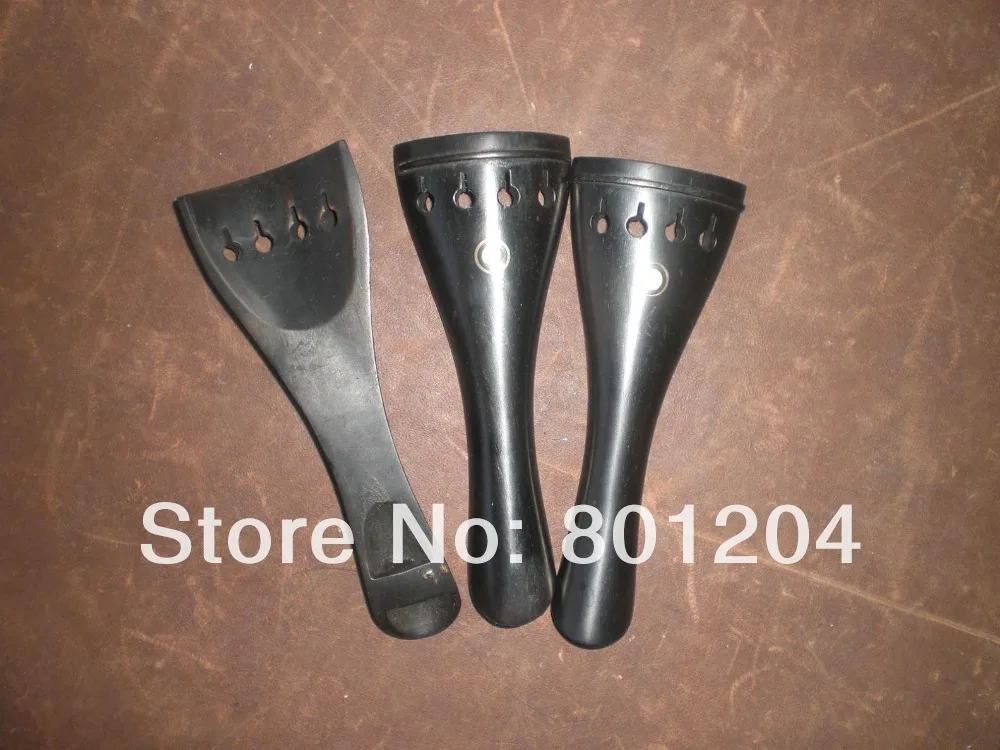 

3 PCs High Quality Violin Ebony Tail Piece Violin parts