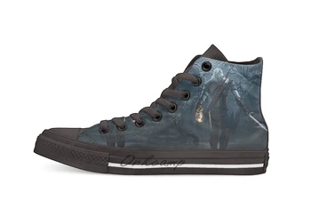 

Let the hunt begin Casual High Top Canvas shoes sneakers For Drop shipping
