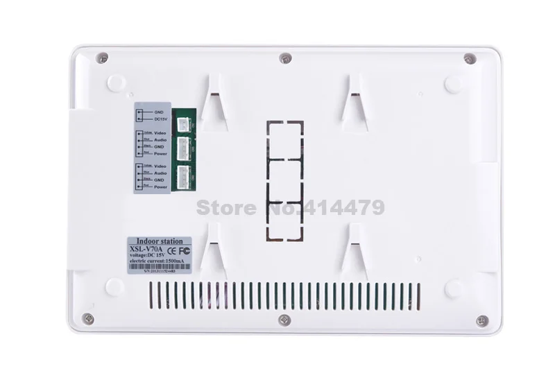 Perfect 3 Units Apartment intercom system 7 inch Monitors Video Door Phone Doorbell Wired Camera 1V3 3