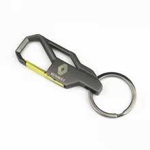 3D металлический автомобильный брелок для ключей с логотипом для Renault Megane 2 3 Duster Logan Clio Laguna 2 Captur автомобильные аксессуары