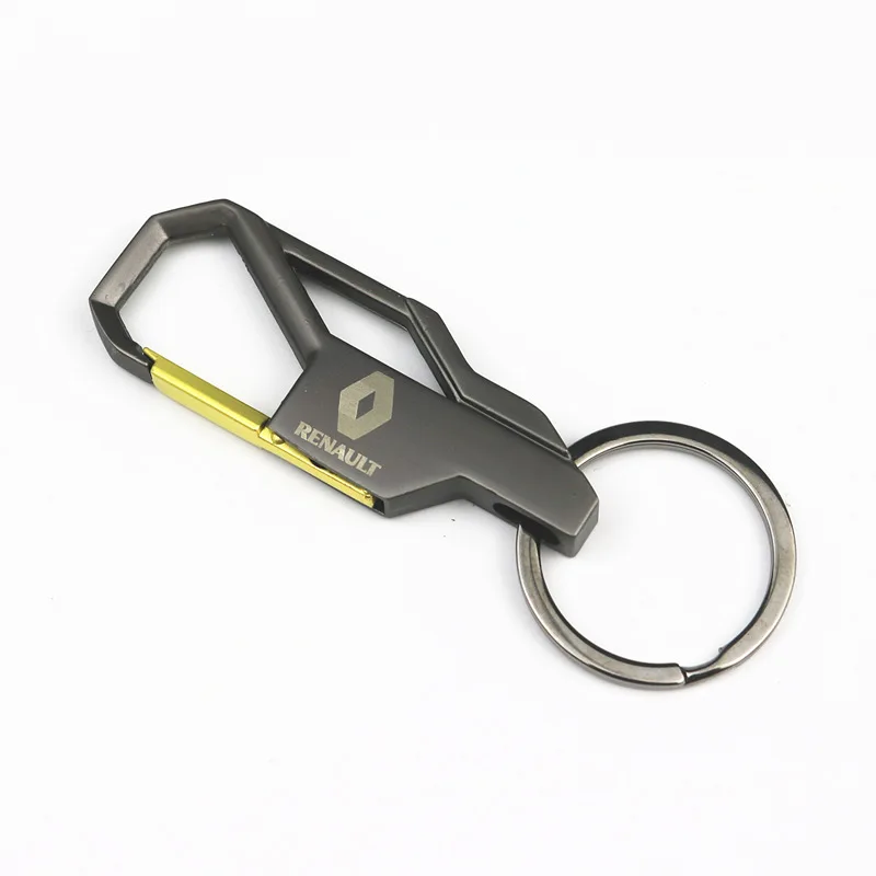 

3D Metal Car Key Ring Keychain Key Holder Logo Fashion For Renault Megane 2 3 Duster Logan Clio Laguna 2 Captur Auto Accessories